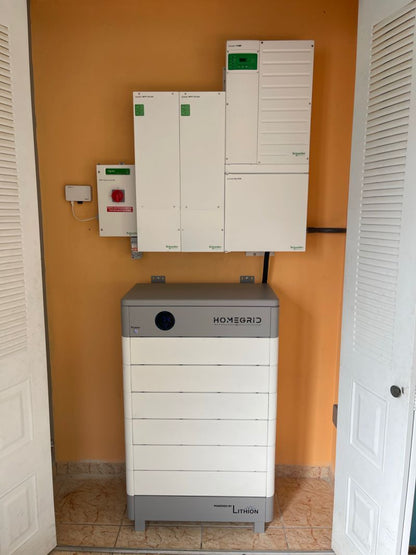 HomeGrid 7 Stack'd Series 48V 33.6kWh LFP Battery Bank