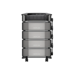 The EcoFlow DELTA Pro Ultra 7,200W 24,000Wh Portable Power Station is a modular black and silver solar power kit with four stacked units and a top digital display, ideal for backup or off-grid energy needs.
