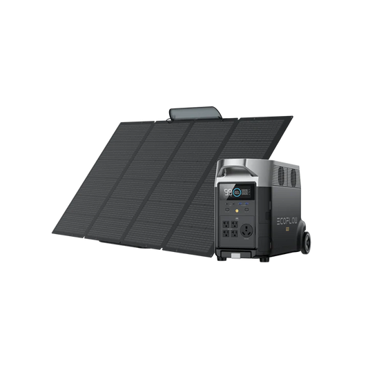 Portable Solar Kit | EcoFlow DELTA Pro 3,600W 3,600Wh Portable Power Station + 400W Portable Solar Panels