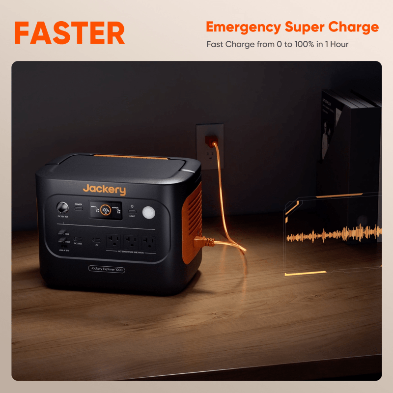 Jackery Explorer 1000 v2 Portable Power Station Black - image 8