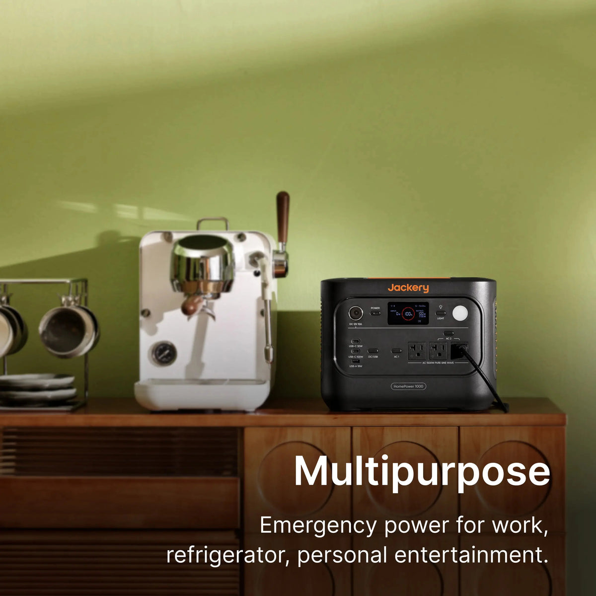 Jackery Solar Generator HomePower 1000 v2 with SolarSaga 200W White - image 7