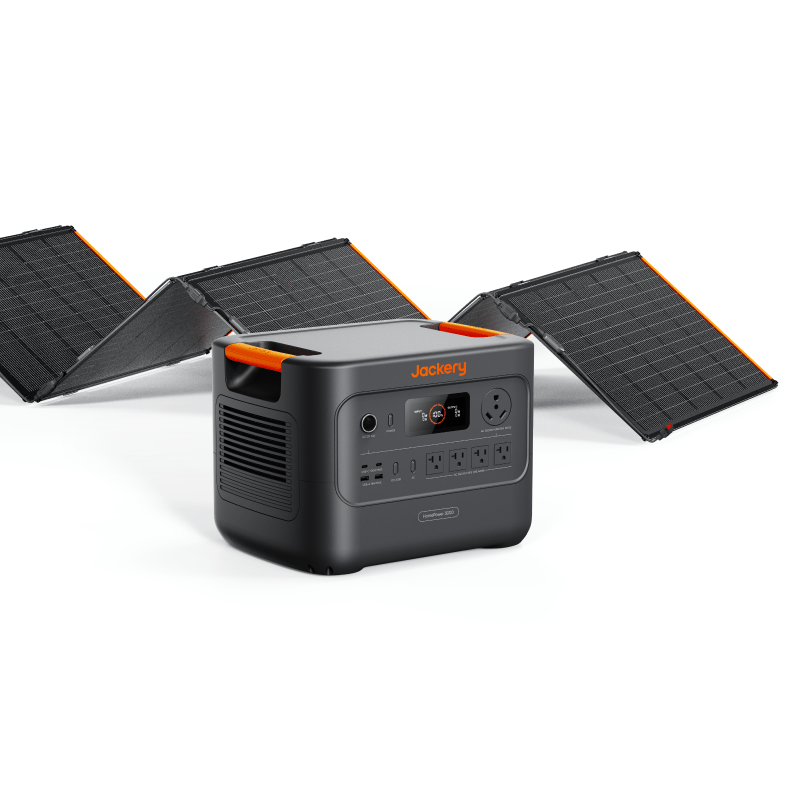 Jackery Solar Generator HomePower 3000 with SolarSaga 500 X - image 1