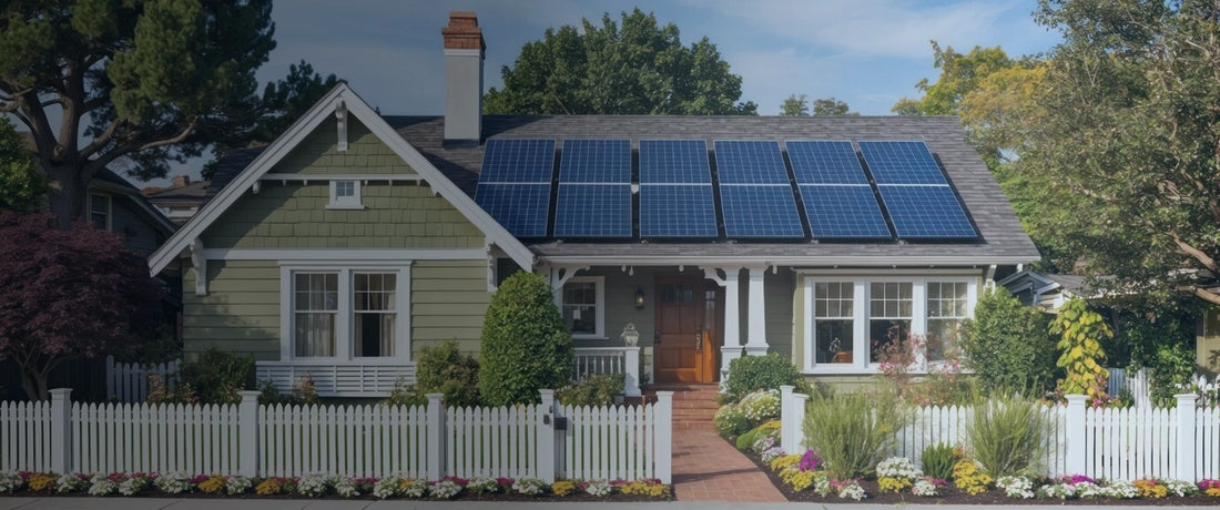 Hero section banner for solar kits