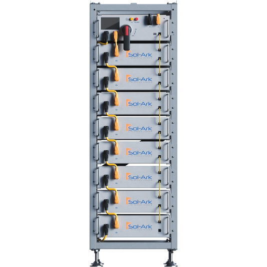 Sol-Ark High Voltage 40kWh Battery Bank - IP20 Indoor - Used only with Sol-Ark 30K