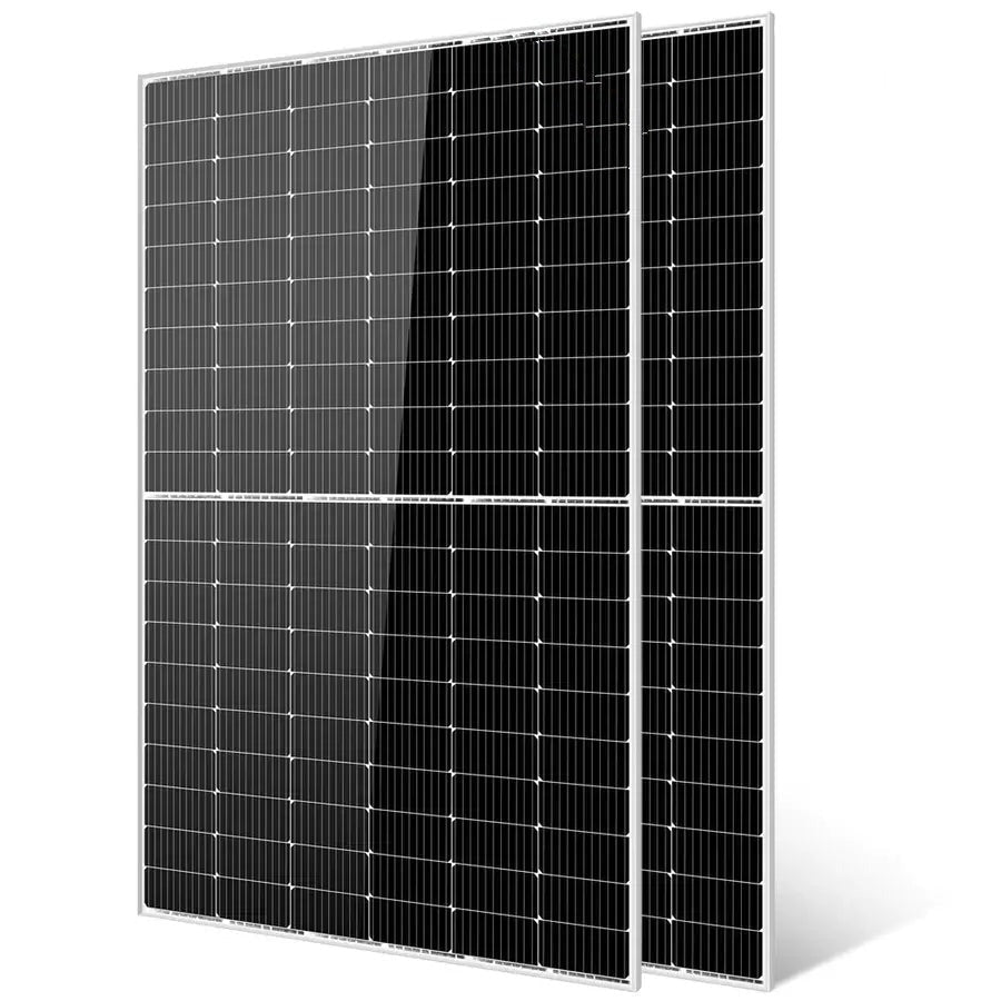 Two Sungold Power 450W monocrystalline PERC solar panels with silver frames