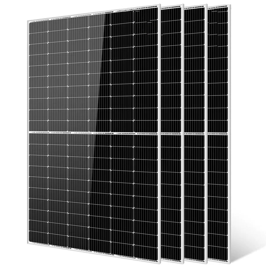 Four Sungold Power 450W monocrystalline PERC solar panels with silver frames