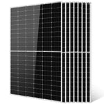 Eight Sungold Power 450W monocrystalline PERC solar panels with silver frames